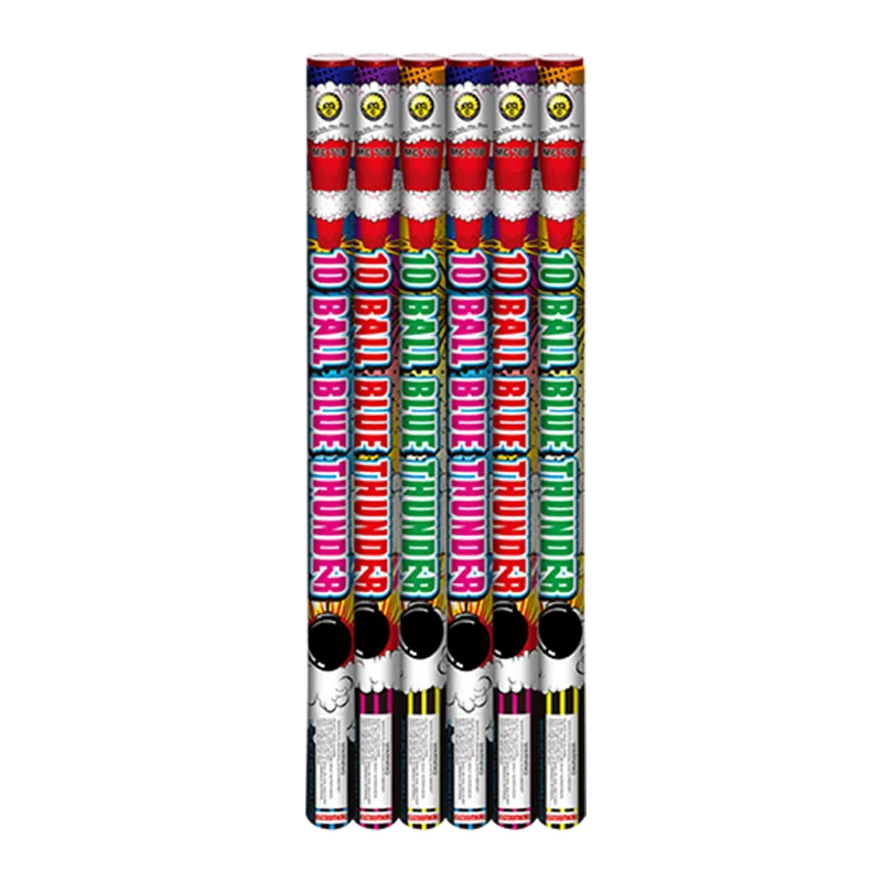 10 pelota Blue Thunder Roman Candle MC708