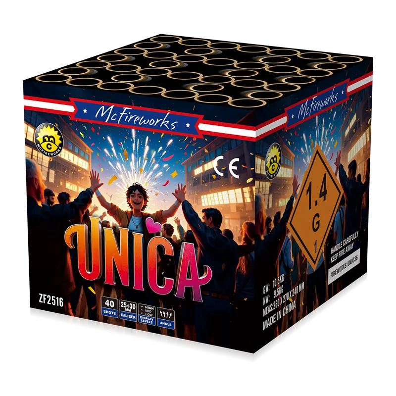 Unica 40 disparos pastel compuesto ZF2516