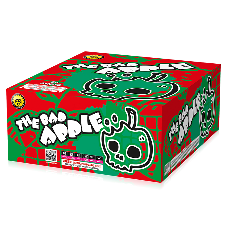 El pastel de 500 g de manzana Bad Apple 66shots MC508