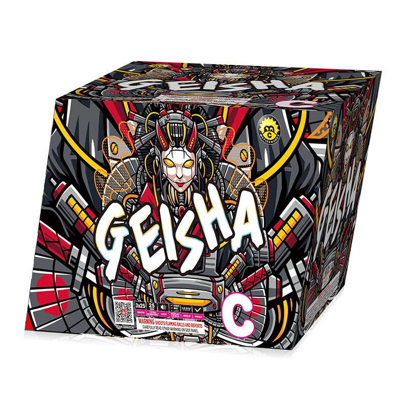 Geisha 25 disparos 500 g de surtido de pastel MC579
