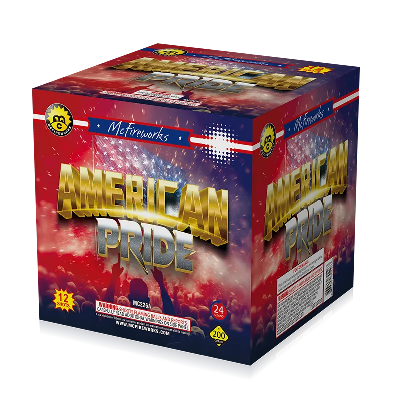Orgullo americano 12 disparos 200 g de pastel MC226a