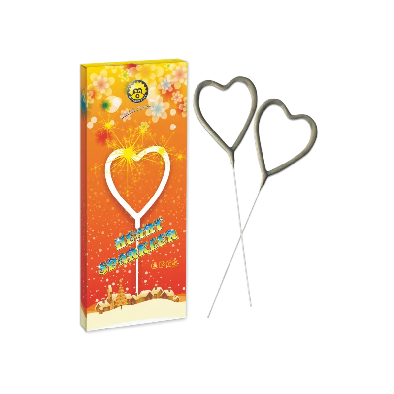 Sparklers de boda en forma de corazón MC1307