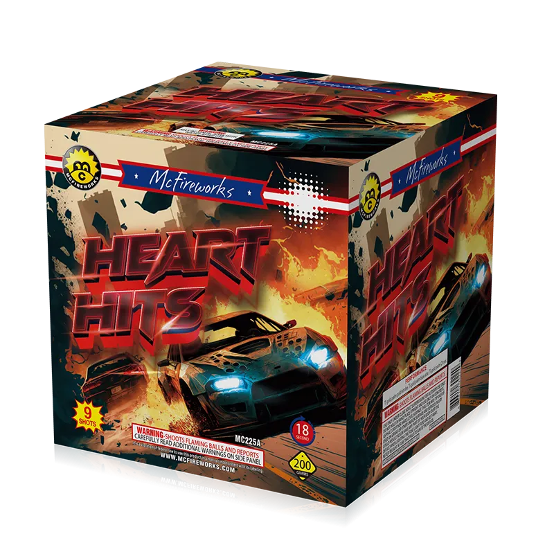 Heart golpea 9 disparos 200 g de pastel MC225a