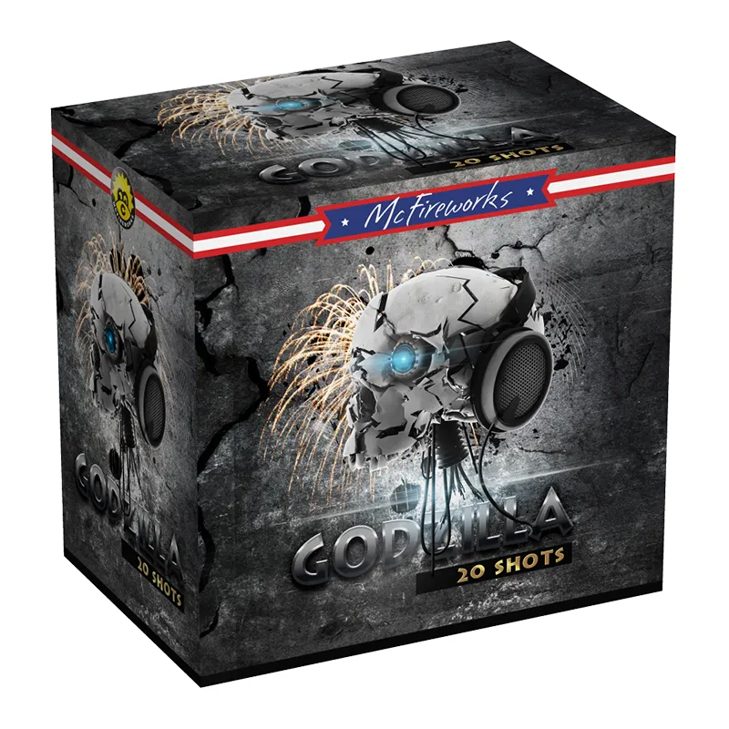 Godzilla 20 disparos pastel de molde zf1008