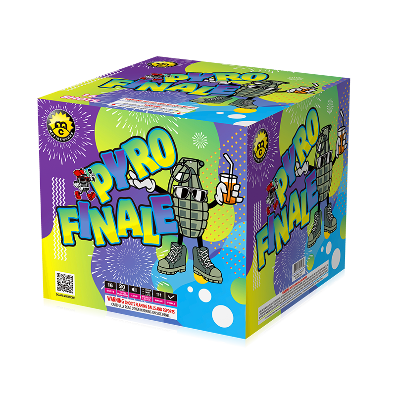 Pyro Finale 16 disparos 500 g de surtido de pastel MC517