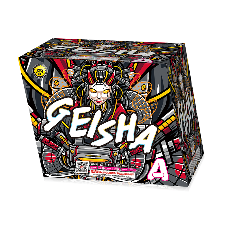 Geisha 25 disparos 500 g de surtido de pastel MC579
