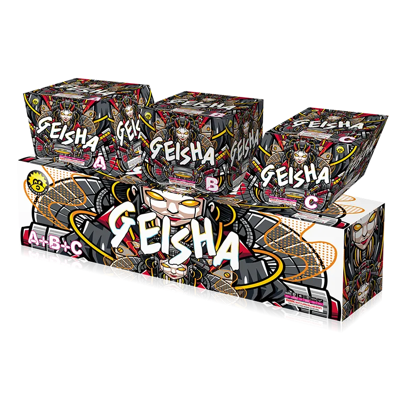 Geisha 25 disparos 500 g de surtido de pastel MC583