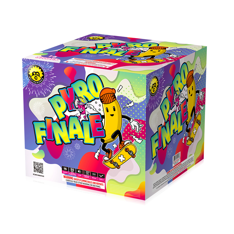 Pyro Finale 16 disparos 500 g de surtido de pastel MC517