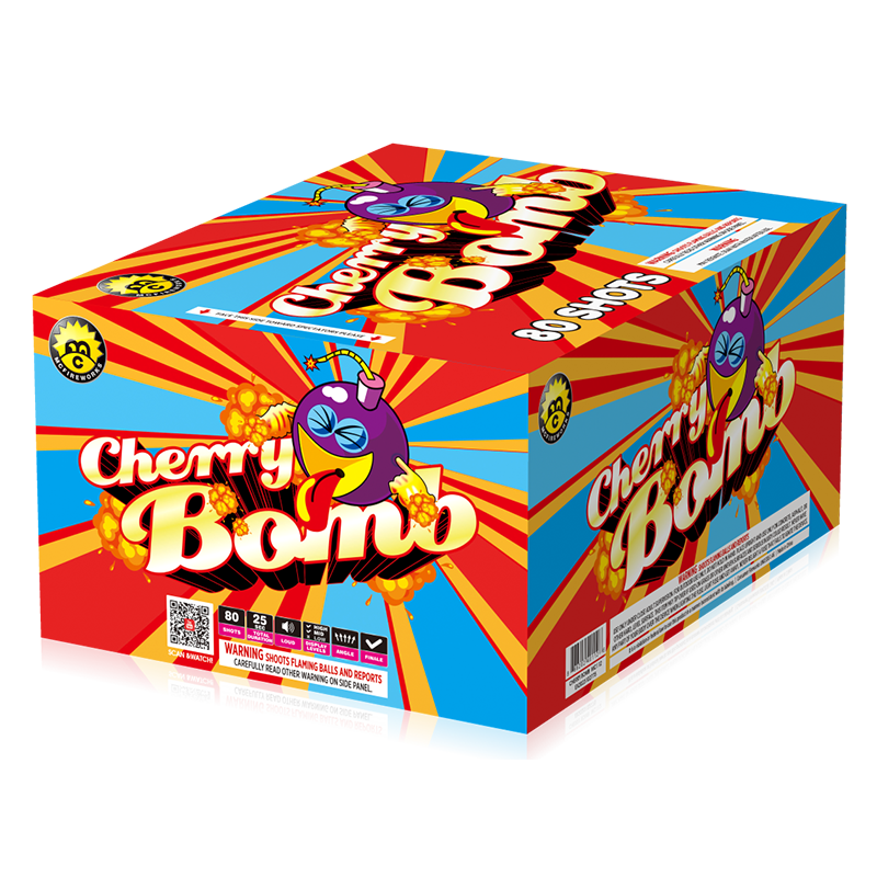 Cherry Bomb 80 disparos 200 g de pastel MC112