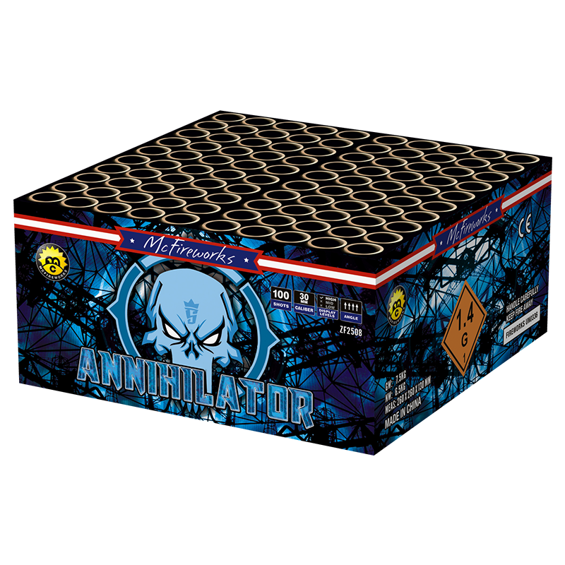 Annihilator 100 disparos pastel compuesto ZF2508