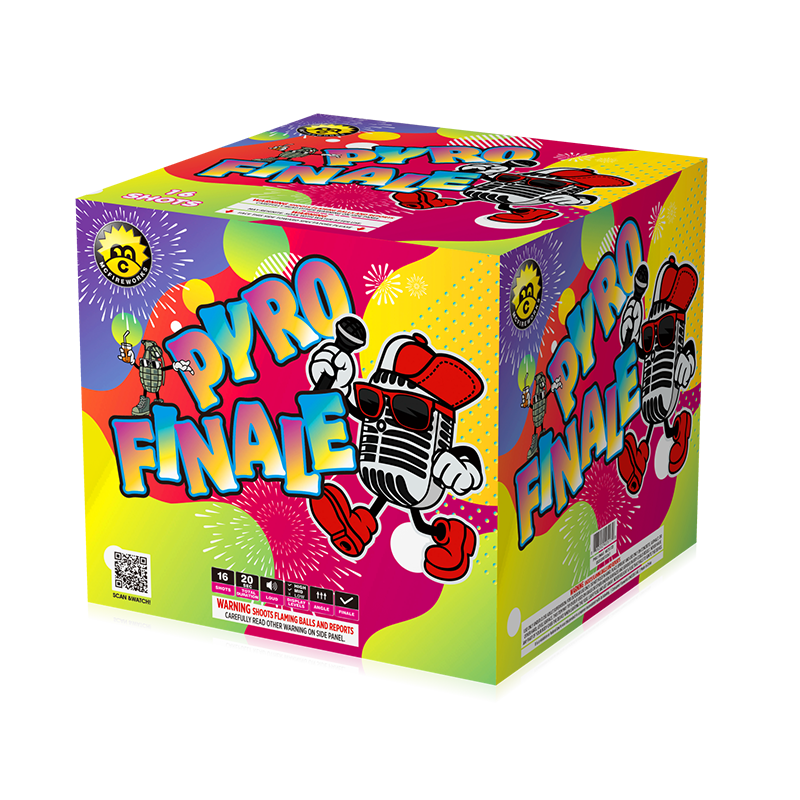 Pyro Finale 16 disparos 500 g de surtido de pastel MC517