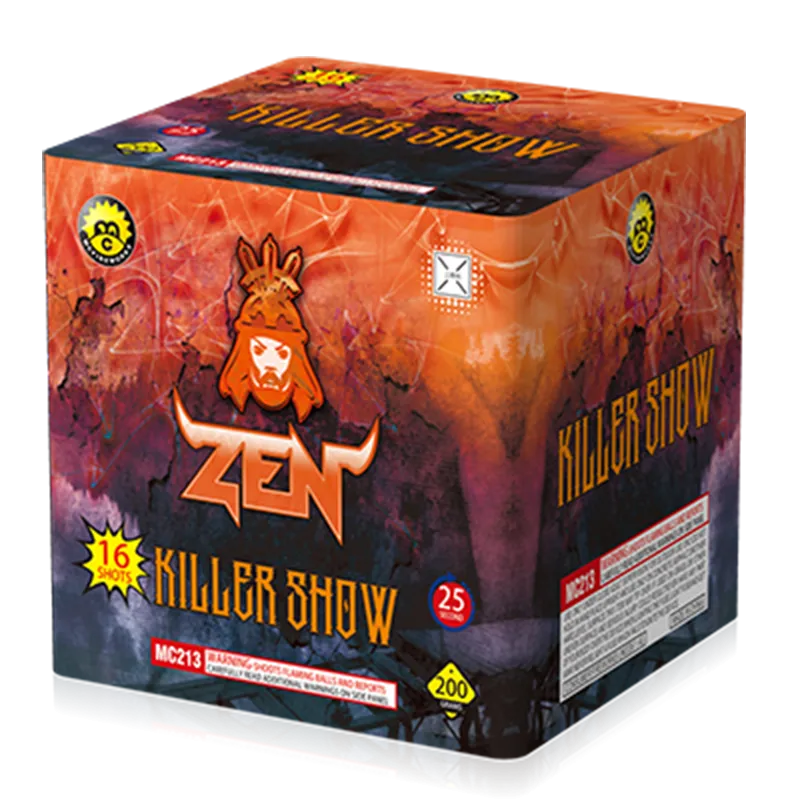 Killer Show 16 tiros 200 g de pastel MC213
