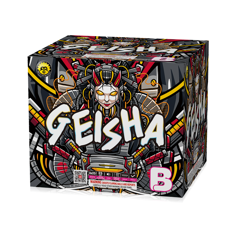 Geisha 25 disparos 500 g de surtido de pastel MC579