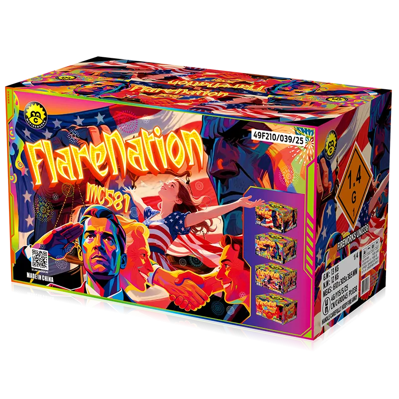 Flarenation Allegiance 36 disparos 500 g de surtido de pastel MC581B