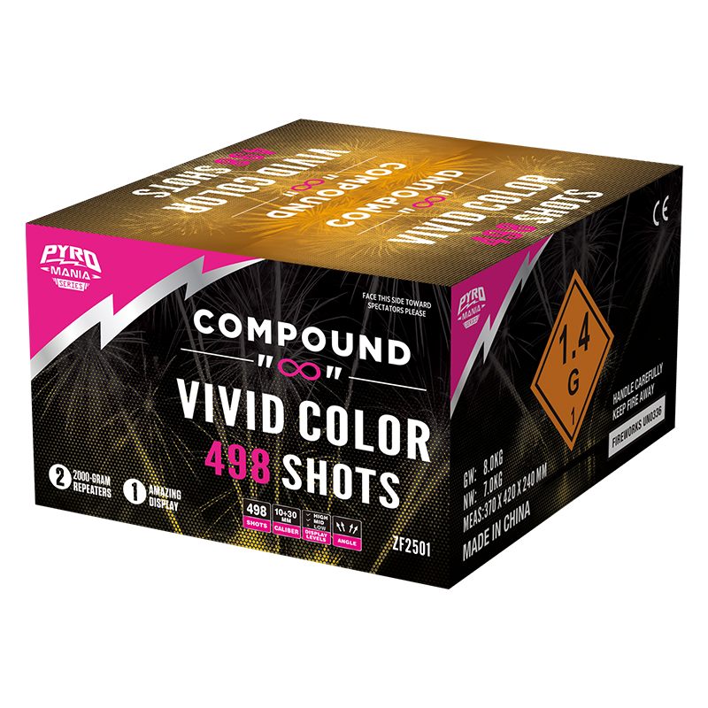 Color vívido 498 TITA Romano Cake de compuesto de vela ZF2501
