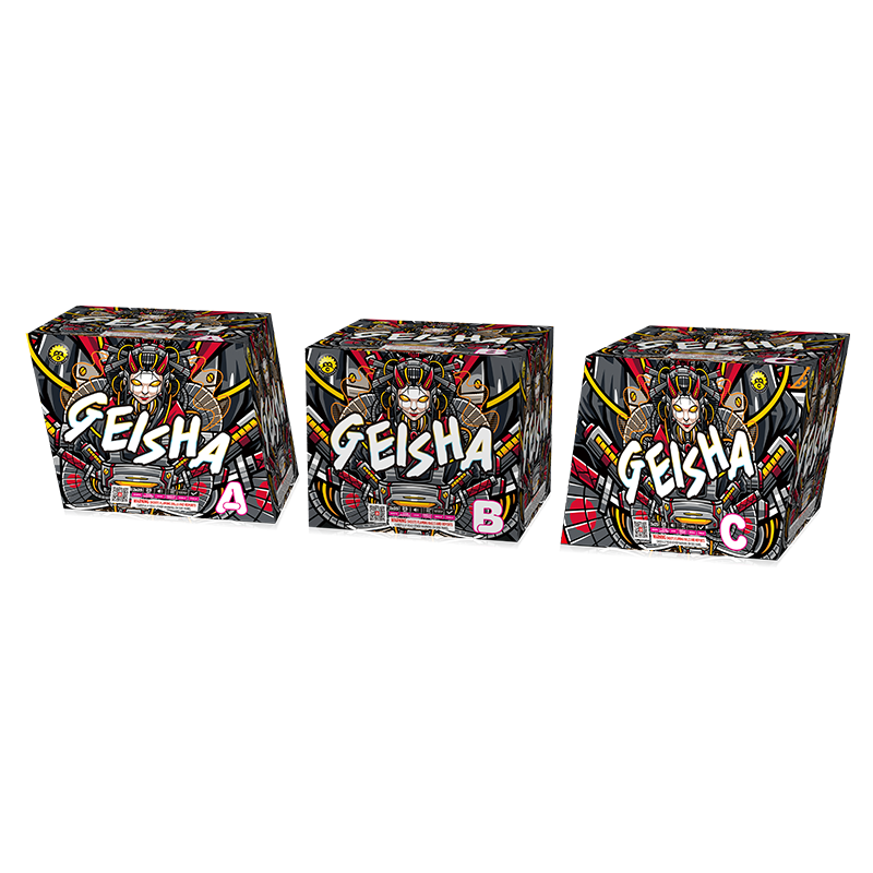Geisha 25 disparos 500 g de surtido de pastel MC579