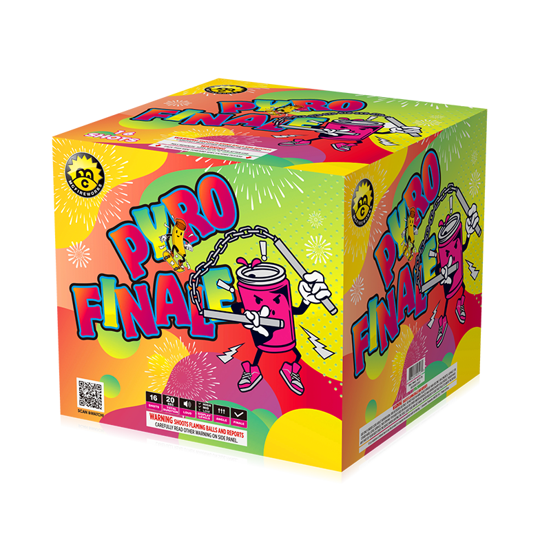 Pyro Finale 16 disparos 500 g de surtido de pastel MC517